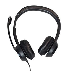 Logitech USB Wired Over the Ear Headphones‎ Black